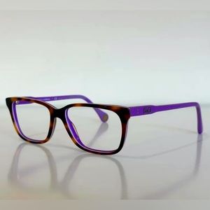 DOLCE & GABBANA DD 1238 2608 Square Purple Havana Eyeglasses Frame 52*15*140